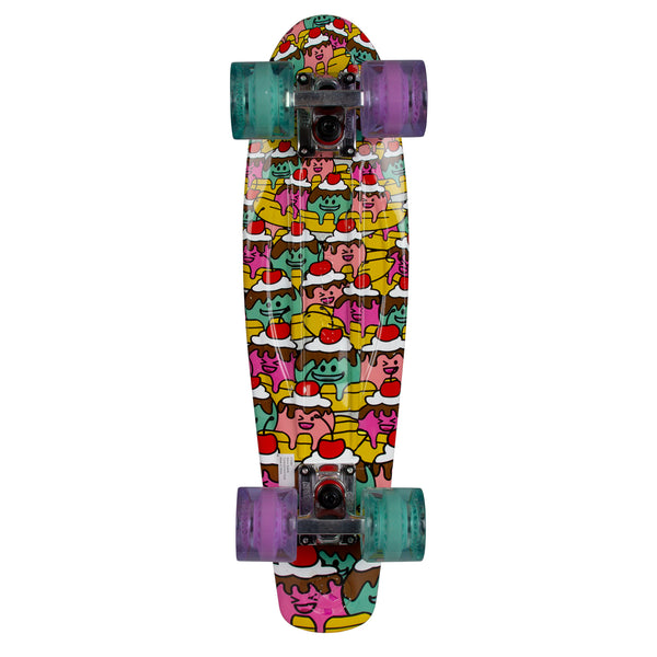 Kryptonics Original Complete Skateboard (22.5" x 6") - Banana-Party