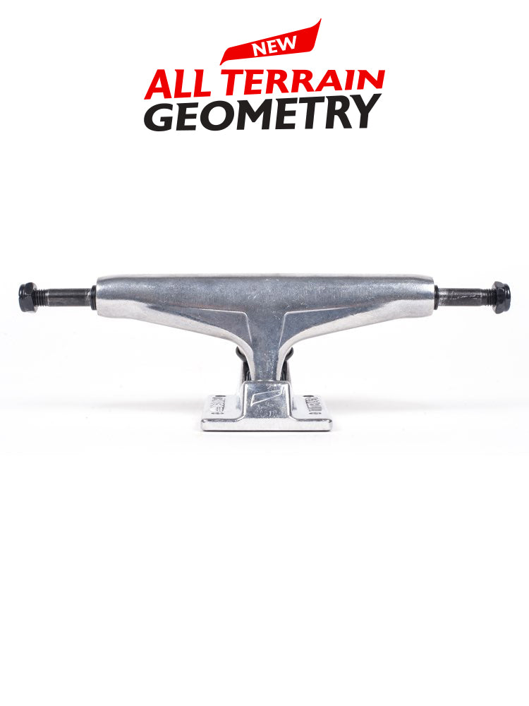 Tensor Trucks Mag Light Reflect Silver/Red Skateboard Trucks - 5.5