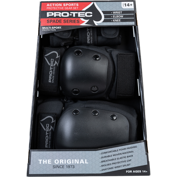 Spade by Protec Pads Jr. 3 Pack Pad Set