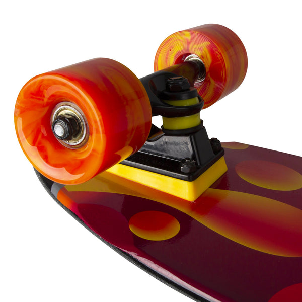 Kryptonics Standard Cruiser Complete Skateboard (28'' x 8.75'') - Swirled Lava
