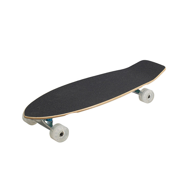Kryptonics  Super Fat Cruiser Complete Skateboard ("30.5'' x 9.75'') - Blue-Fish
