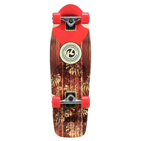 Kryptonics Standard Cruiser Complete Skateboard (28'' x 8.75'') - Solid