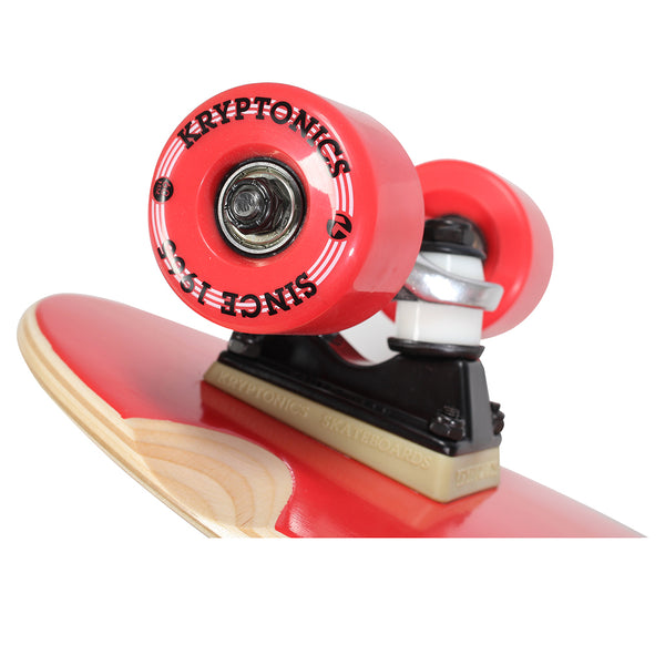 Kryptonics Standard Cruiser Complete Skateboard (28'' x 8.75'') - Solid