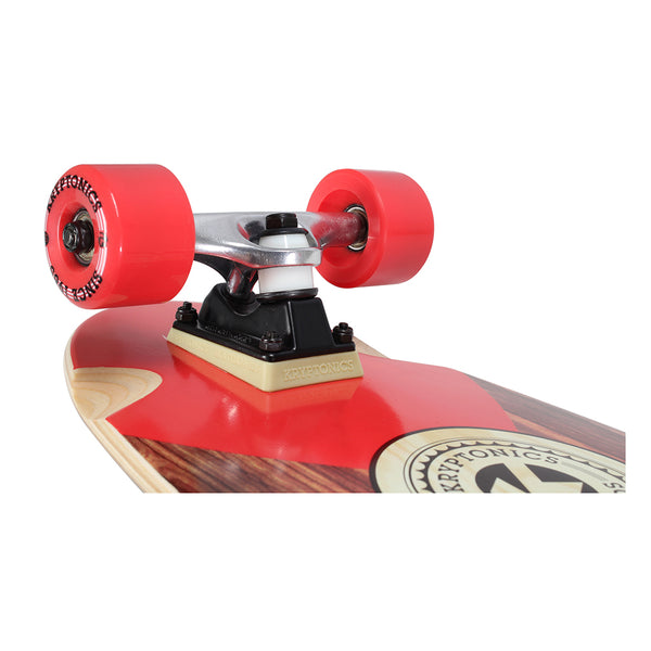 Kryptonics Standard Cruiser Complete Skateboard (28'' x 8.75'') - Solid