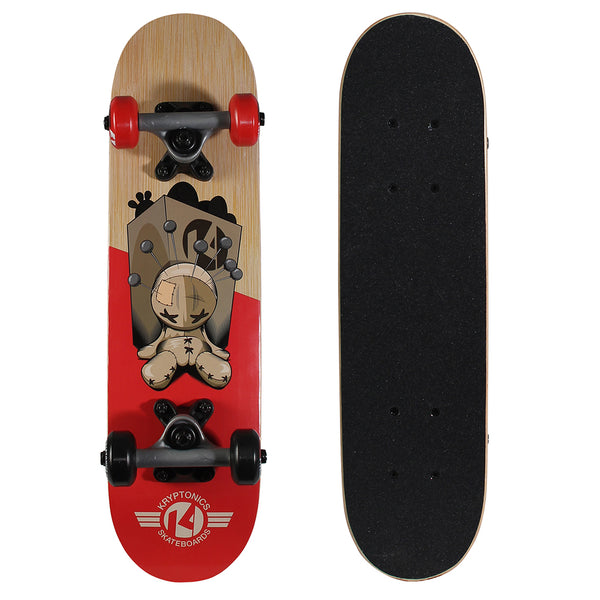 Kryptonics Locker Board Complete Skateboard (22" x 5.75") - Pin-Head