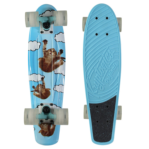 Kryptonics Original Complete Skateboard (22.5" x 6") - Sky-Cats