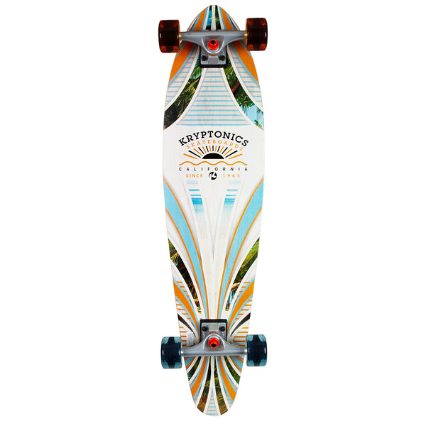 Kryptonics Longboard Complete Skateboard (36" x 8.75") - Rad Rays