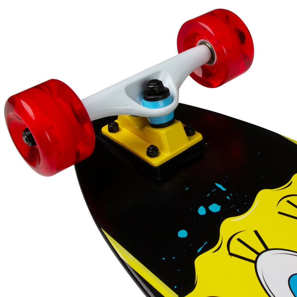 Kryptonics Spongebob 36" Longboard Complete Skateboard (36" x 8.75") - Stretched