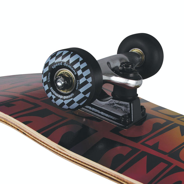 Speed Demon 29 Series Complete Skateboard (31" x 7.75") - Rasta